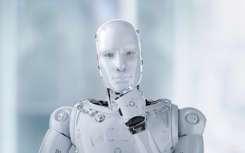 Portrait eines Robotters