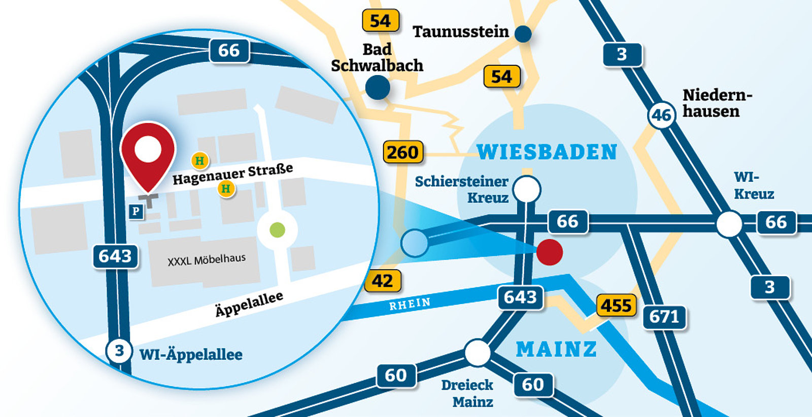 Anfahrtsskizze quattec Hagenauer